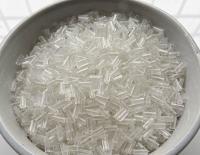 True Cuts Size 2 (2x4mm) Bugle Beads 5/10/20/50/250/500 Grams Crystal 00050 Preciosa Ornella loose tube beads, embroidery materials