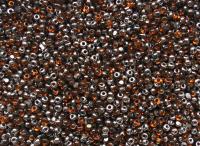 11/0 Charlotte Cut Beads Patina Orange transparent Gun Metal 10/20/50/250/500 Grams PREMIUM SEED Beads, vintage supplies
