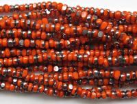 11/0 Charlotte true Cut Beads Patina Opaque Orange Gun Metal 10/20/50/250/500 Grams 1300 Pieces faceted seed beads