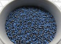 11/0 Charlotte true Cut Beads 2 MM Light Patina Light Sapphire Opaque Gun Metal 10/20/50/250/500 Grams vintage findings, embroidery material