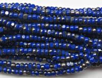 11/0 Charlotte true Cut Beads Patina Opaque Royal Blue Gun Metal 10/20/50/250/500 Grams 1300 Pieces