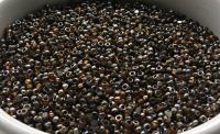 11/0 Charlotte true Cut Beads Patina Topaz transparent Gun Metal 10/20/50/250/500 Grams 1300 Pieces