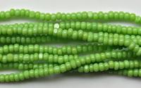 13/0 Charlotte Cut Beads Opaque Peridot 5/10/20/50/250/500 Grams craft supplies, jewelry making, embroidery materials, vintage beads, rare