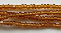 13/0 Charlotte Cut Beads Topaz Transparent 5/10/20/50/250/500 craft supplies, jewelry making, embroidery materials, vintage beads, rare