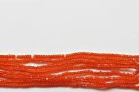 13/0 Charlotte true Cut Beads Frosted Orange 5/10/20/50/250/500Grams (10 Grams 2600 Pieces) native supply