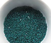 13/0 Charlotte Cut Beads Transparent Teal Green Loose Beads 5/10/20/50/250/500 Grams glass beads, jewelry supply, findings, craft supply