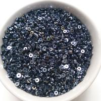 3MM Glass Sequins High Glaze Metallic Blue 5/10/20 Grams