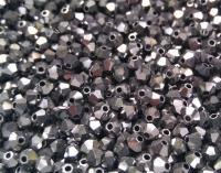 Swarovski Bicone (4mm) Metallic Gunmetal FC 2X crystal Beads 36/72/144/432/720 Pieces embroidery materials / couture embellishments