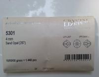 4/5mm Sand Opal Swarovski Bicone Beads 12/36/72/144/432/720 Pieces (287) embroidery materials, rare jewelry findings