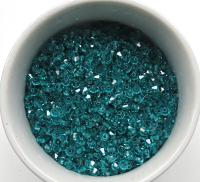3mm Blue Zircon Swarovski Bicone 36/72/144/432/720 Pieces Jewelry findings, embroidery materials, jewelry making, rare beads, craft supply