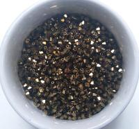 6mm Swarovski Crystal Dorado 2X FC Bicones Beads 12/36/72/144/288 Pieces jewelry supplies, vintage findings, embroidery materials, premium