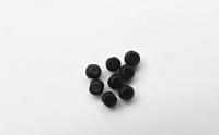 4MM Charlotte Cut Beads Frosted Black Matt 10/20/50/250/500 Grams