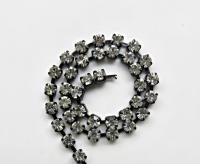12SS Rhinestone Chain Vintage Machine cut Crystal Plated 3mm embroidery materials craft vintage findings, lace, strass chains, embellishment