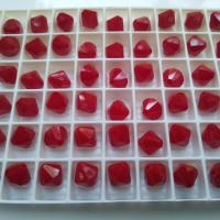 6/8 MM Dark Red Coral Swarovski Bicone Beads 12/36/72/144/288 Pieces (396) Embellishments bridals, PREMIUM MATERIALS, Jewlery making beads