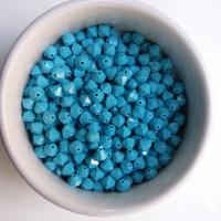 6/8 MM Turquoise Swarovski Bicone beads Cuts 6/12/24/36/72/144/288 Pieces (267) jewelry supplies, vintage findings, embroidery materials