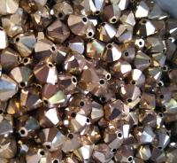 6mm Crystal Aurum Gold Swarovski Bicone beads Cuts 20 Gross (2880 Pieces) embellishments