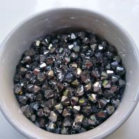 6mm Crystal Silver Night Bicone Beads Cuts 20 Gross (2880 Pieces) embroidery materials, craft vintage findings, rare embellishments