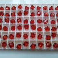 8 MM Indian Red Swarovski Bicone beads Cuts 6/12/24/36/72/144 Pieces (374) PREMIUM MATERIALS, Jewlery making beads