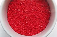 11/0 2 Cuts Bright Red Opaque Seed Beads Vintage Czech Beads 50/100/500 Grams