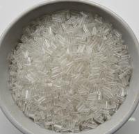 True Cuts Size 2 (2x4mm) Bugle Beads 5/10/20/50/250/500 Grams Crystal 00050 Preciosa Ornella loose tube beads, embroidery materials