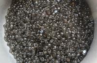 8/0 Charlotte Cut Beads, Crystal Satin 10/20/50/250/500 Grams glass beads, jewelry supply, vintage findings, craft supply, rare materials