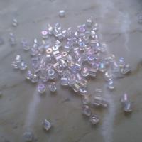 10/0 2 CutsCrystal Transparent Rainbow Seed Beads Vintage Czech Beads 50/100/500 Grams