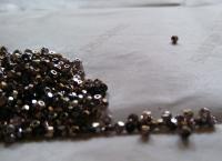 Swarovski (2mm) Metallic Vintage Rose Comet Argent Light 2x Rondells 72 Pieces Jewelry findings, embroidery materials, jewelry making, rare