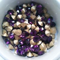 Swarovski 28ss/38ss Chaton Round Amethyst 6/12/24/100/300/500 Pieces jewelry supplies, embroidery embellishments