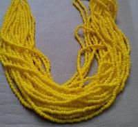 11/0 Czech Seed Bead Yellow Opaque 1/5/25/50/100 Full hanks Preciosa Ornella loose beads, mix beads, embroidery materials, craft supplies