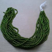 11/0 Czech Seed Bead Peridot Transparent Copper Lined 1/5/25/50/100 Full hanks Preciosa Ornella loose beads, embroidery materials