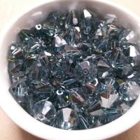 10mm SWAROVSKI, Rare Bicones Austrian, Aquamarine AB/Crystal/Jet Nut/Peridot/Crystal Blue Shade/Crystal Silver Night vintage rare beads