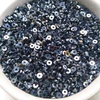 3MM Glass Sequins High Glaze Metallic Blue 5/10/20 Grams