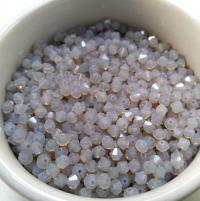 3mm Light Grey Opal Swarovski Bicone beads 36/72/144/432/720 Pieces (383) Jewelry findings, embroidery materials, jewelry making, rare beads