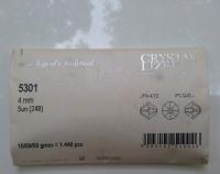 4/5mm Sun Swarovski Bicones 12/36/72/144/432/720 Pieces jewelry making beads VINTAGE SWAROVSKI, wedding decorations, embroidery materials