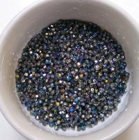 3mm Crystal Heliotrope Swarovski Bicone Cuts 36/72/144/432/720 Pieces Jewelry findings, embroidery materials, jewelry making, rare beads