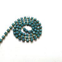 12 SS Rhinestone Chain Vintage Glass Pressed Chatons Opaque Turquoise 3mm 1/2/5/15 Meters Wedding Bridal Supplies|Jewelry Making|Decoration