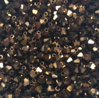 6mm Swarovski Crystal Dorado 2X FC Bicones Beads 12/36/72/144/288 Pieces jewelry supplies, vintage findings, embroidery materials, premium