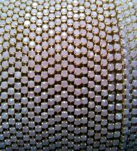 6 SS Rhinestone Chain Vintage Glass Light Purple Opal 2mm 1/2/5/15 Meters vintage findings, jewelry making, craft supplies, embroidery