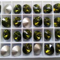 14mm Swarovski 1122 Rivoli Crystal Foiled in 24 Colours 2/4/12/24 Pieces Jewelry parts