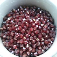 6mm Crystal Red Magma Swarovski Bicone beads 20 Gross (2880 Pieces) Haute couture embellishments, premium beads, vintage supplies