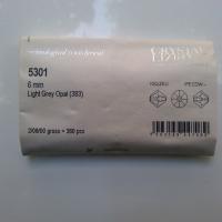 6/8 MM Light Grey Opal Swarovski Bicone beads 6/12/24/36/72/144/288 Pieces (383) PREMIUM MATERIALS, Jewlery making beads