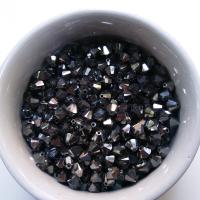 6mm Crystal Silver Night Bicone Beads Cuts 20 Gross (2880 Pieces) embroidery materials, craft vintage findings, rare embellishments