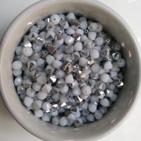 6 MM White Alabaster Cal Swarovski Bicone Beads Cuts 12/24/36/72/144/288 Pieces (281) embroidery materials, jewelry making, rare beads
