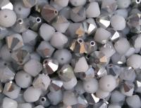 6 MM White Alabaster Cal Swarovski Bicone Beads Cuts 12/24/36/72/144/288 Pieces (281) embroidery materials, jewelry making, rare beads