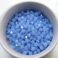 6/8 MM Air Blue Opal Swarovski Bicone 16 Cuts 6/12/24/36/72/144/288 Pieces (285) PREMIUM MATERIALS, Jewlery making beads