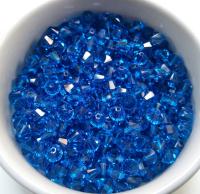 6mm Capri Blue Swarovski Bicone 20 Gross (2880 Pieces) (243) embroidery materials, rare jewelry findings, craft supplies, premium findings