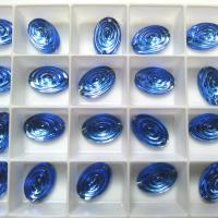 16x11mm Rare Vintage Swarovski Oval Swirl 2 HOLE Sew-On Rhinestones 2/6/12/36 pieces (5 COLORS)