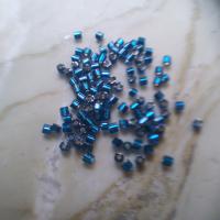 10/0 2 Cuts Montana Silver Lined seed beads Vintage Czech Beads 50/100/500 Grams