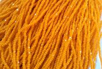 13/0 Hanks Charlotte Cut Beads 53430 Opaque Light Orange 1/5/25/50/100 Hanks glass beads, jewelry supply, findings, NATIVE BEADSsupply