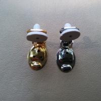 Clip-on Earrings Base Oval fits Oscar styled Earrings high quality 18x13mm base oval settings in Gold/Rhodium